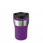 Retumbler Bayamo Thermobecher 230 ml in silber und purple - Reflects - werbemittel.at