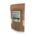 Schaf Düngepellets Probepackung 80 g Rückseite - Vollschaf - Werbemittel