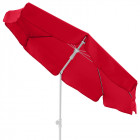 Sonnenschirm Waterproof 180 cm mit Volant in rot geknickt - Doppler - Werbemittel