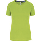 Sports T-Shirt Damen in lime grün inkl. Druck - werbemittel.at
