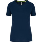 Sports T-Shirt Damen in navy blau inkl. Druck - werbemittel.at