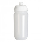 Sport Trinkflasche Shiva weiß transparent - werbemittel.at