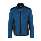 Hakro Strickfleecejacke Dawson in royalblau meliert - Werbemittel