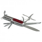 Funktionales Taschenmesser Hunter ausgeklappt - Schwarzwolf Outdoor Werbemittel