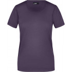 T-Shirt in aubergine - James & Nicholson - werbemittel.at