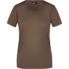 T-Shirt in braun - James & Nicholson - werbemittel.at