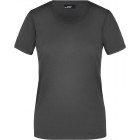 T-Shirt in graphit - James & Nicholson - werbemittel.at