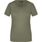 T-Shirt in olive - James & Nicholson - werbemittel.at