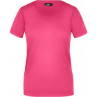 T-Shirt in pink - James & Nicholson - werbemittel.at
