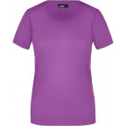 T-Shirt in purple - James & Nicholson - werbemittel.at