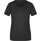 T-Shirt in schwarz - James & Nicholson - werbemittel.at