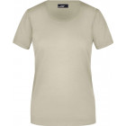 T-Shirt in steingrau - James & Nicholson - werbemittel.at