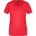 T-Shirt in tomatenrot - James & Nicholson - werbemittel.at
