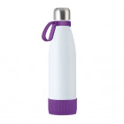 Trinkflasche Retumbler Toulon - 700 ml - in weiß und purple - Reflects - werbemittel.at