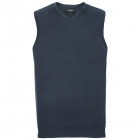 V-Neck Strickpullunder in french navy - Russell - Werbeartikel, Werbemittel