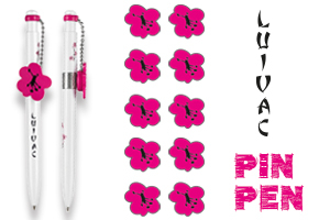 Pin Pen - der individuelle Pin für ihren Kugelschreiber