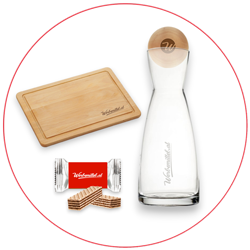 Werbemittel, Nahrungsmittel und Tischkultur