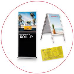 Werbetechnik, Schilder, Rollups, Banner und mehr